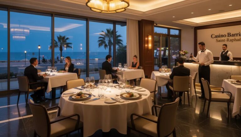 Les restaurants gastronomiques à essayer autour du casino Barrière de Saint-Raphaël