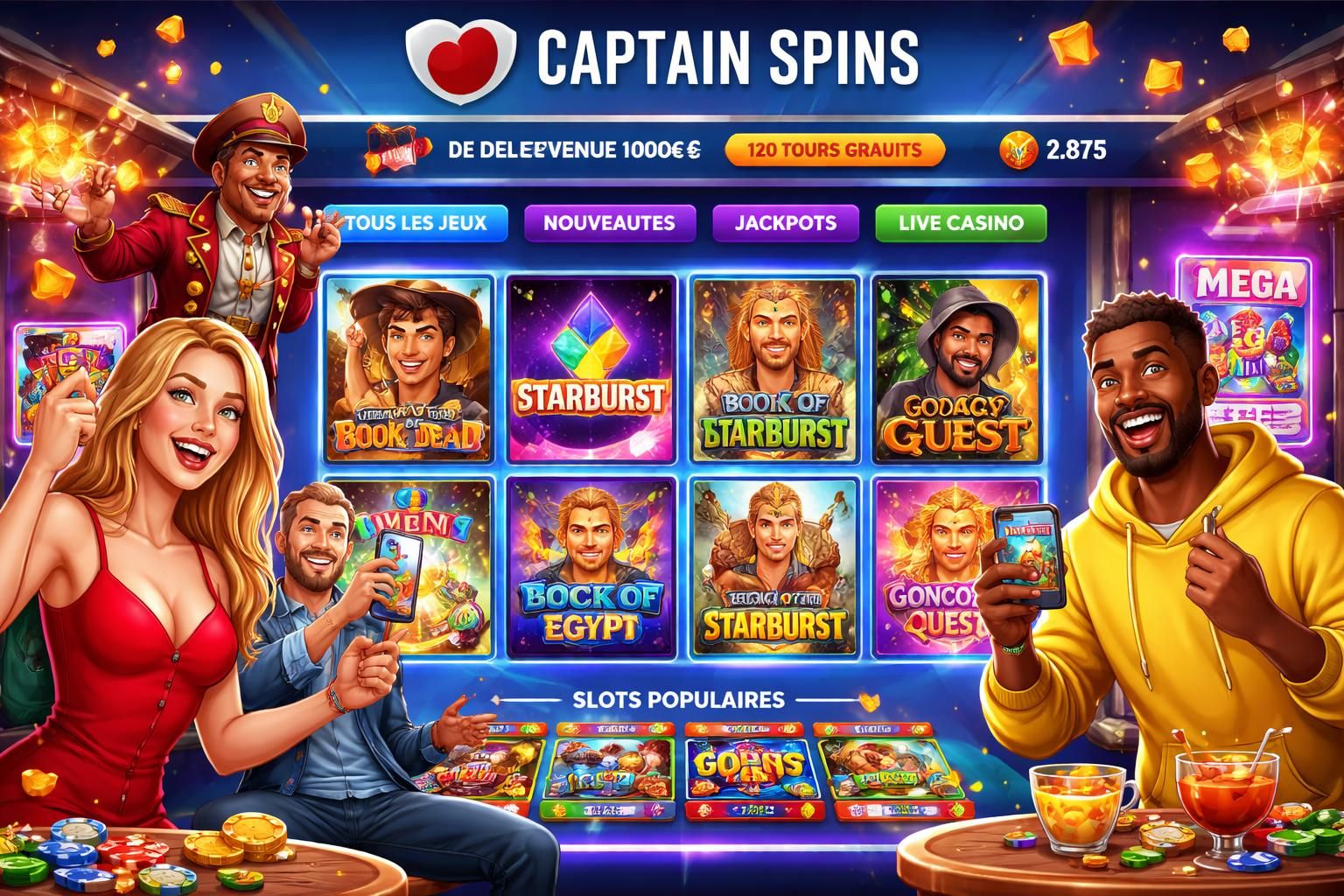 découvrez les jeux les plus populaires à essayer sur captain spins (captainspinscom) et profitez d'une expérience de jeu unique avec des bonus exclusifs.